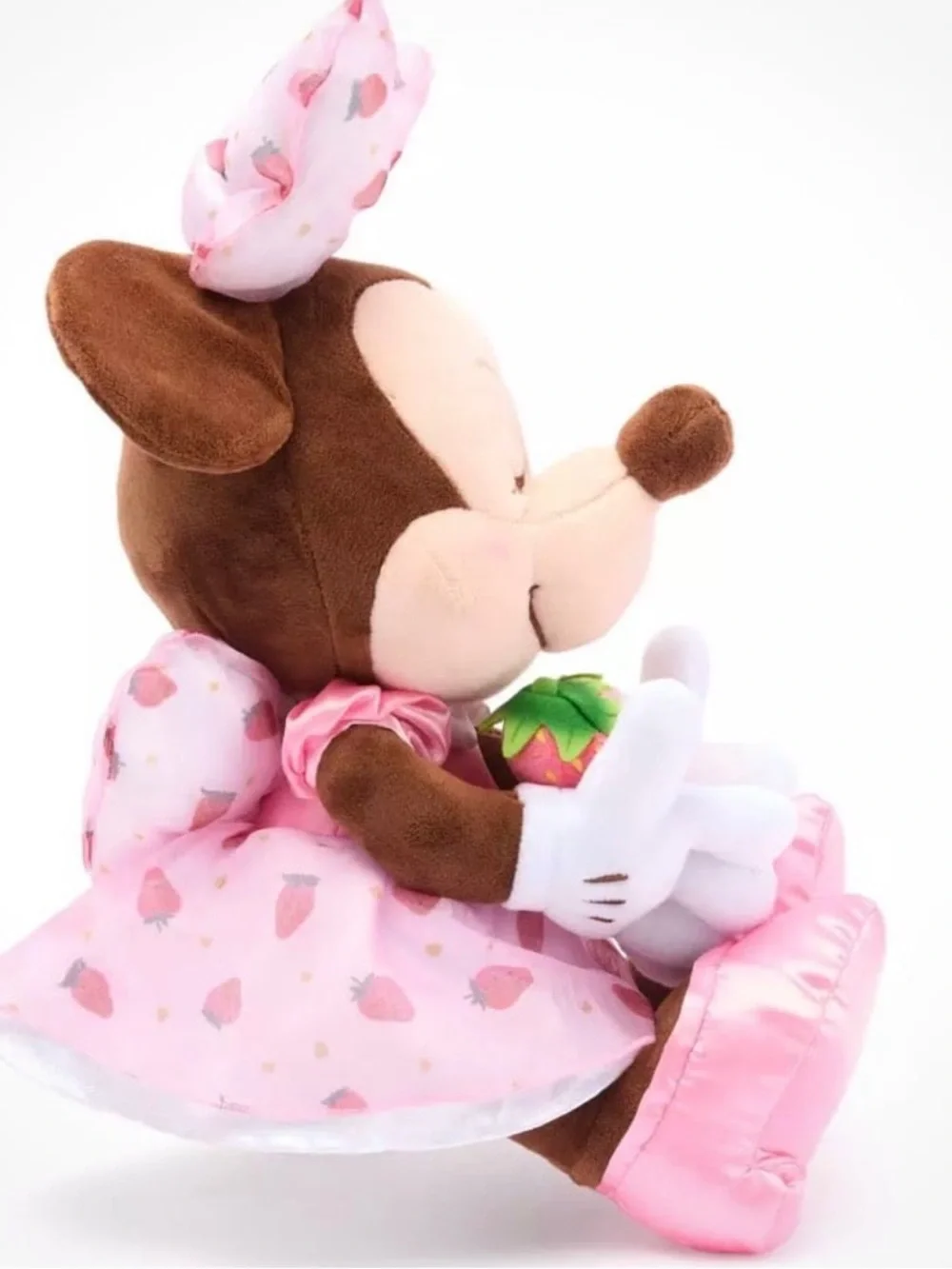 Disney Store Japan NWT Minnie Mouse Strawberry 10” Plush